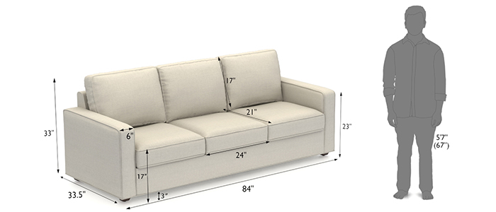 Ronaldo Fabric Sofa 7Seater